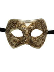 Silver Colombina Masquerade Facepiece