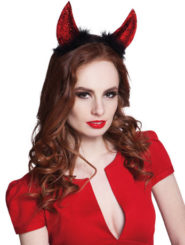 Glitter Devil Horns Accessory
